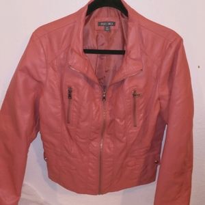 Faux leather jacket